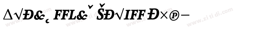 Dream Han Serif Exp字体转换